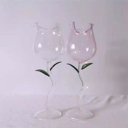 Household Rose Shaped Red Wine Glass Kitchen Gadgets