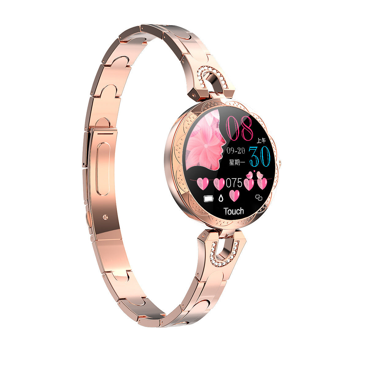 Fashion Women's Smart Watch Waterproof Wearable Device