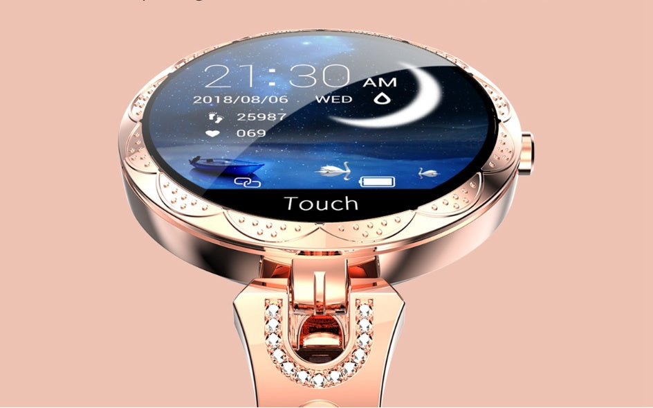 Fashion Women's Smart Watch Waterproof Wearable Device