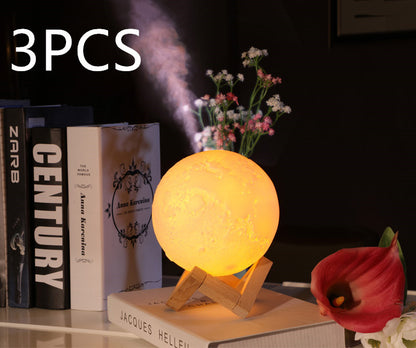 Creative night light moon light air humidifier