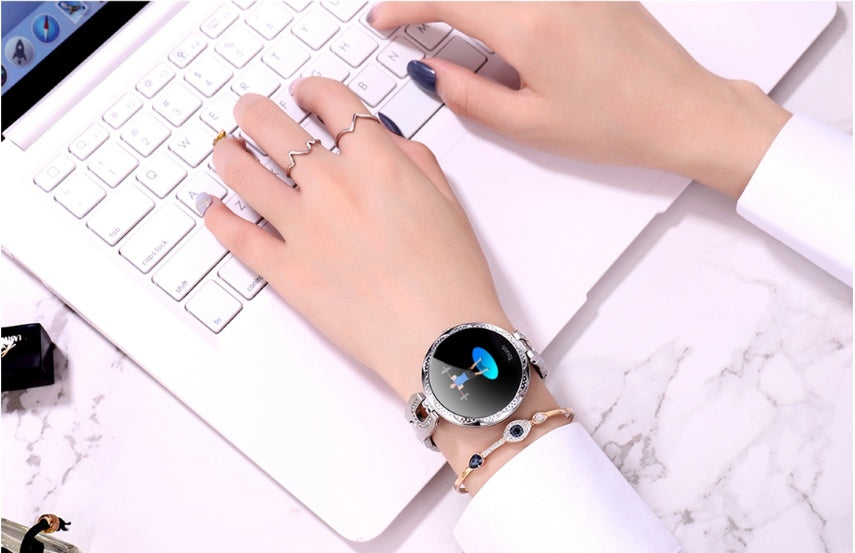 Fashion Women's Smart Watch Waterproof Wearable Device