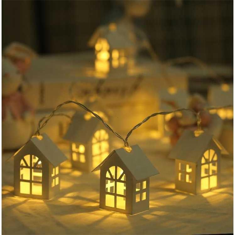 2M 10pcs LED Christmas Tree House Style Fairy Light Led String